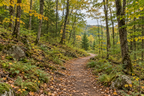 Quiet Quebec Woodland Path